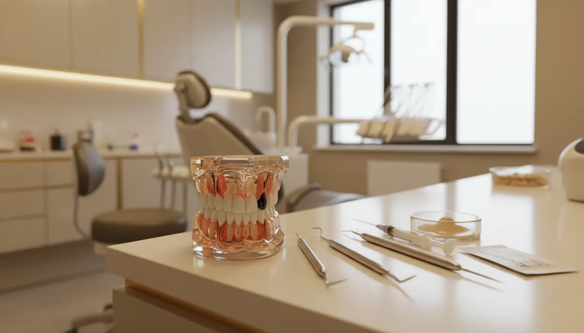 Pacient tinandu-se de obraz din cauza durerii dupa o extractie dentara, semn posibil de alveolita, Clinica NEO Baia Mare